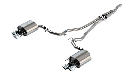 Borla 140827 Cat-Back Exhaust System S-Type for 2019-2023 Ford Mustang EcoBoost (2.3L)
