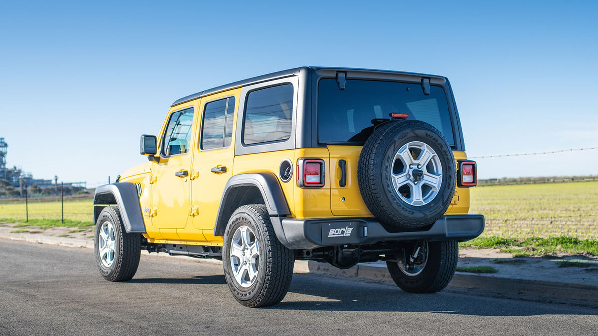 Borla 140828 Cat-Back Exhaust System Touring for 2018-2026 Jeep Wrangler (3.6L V6)