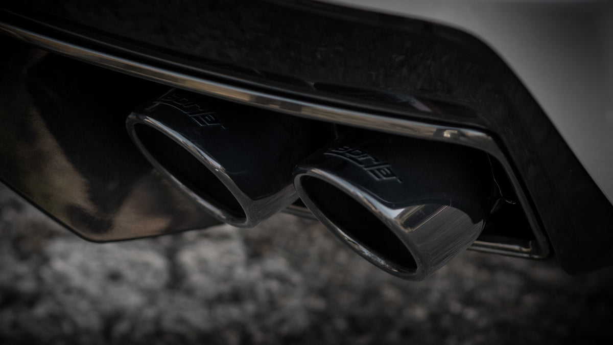 Borla 140839BC Cat-Back Exhaust System ATAK with Black Chrome Tips for 2020-2026 Chevrolet Corvette Stingray