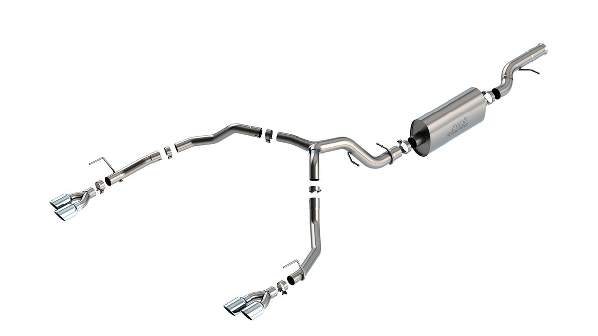 Borla 140858 Cat-Back Exhaust System Touring for 2021-2026 Chevrolet Tahoe (Premier, High Country, Z71, RST) / GMC Yukon (Premier, High Country, Z71, RST) (6.2L V8)