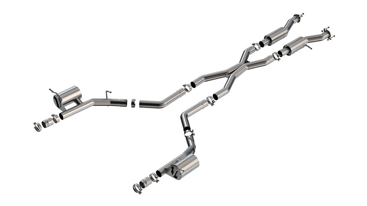 Borla 140887 Cat-Back Exhaust System S-Type for 2021-2026 Dodge Durango SRT Hellcat (6.2L V8)