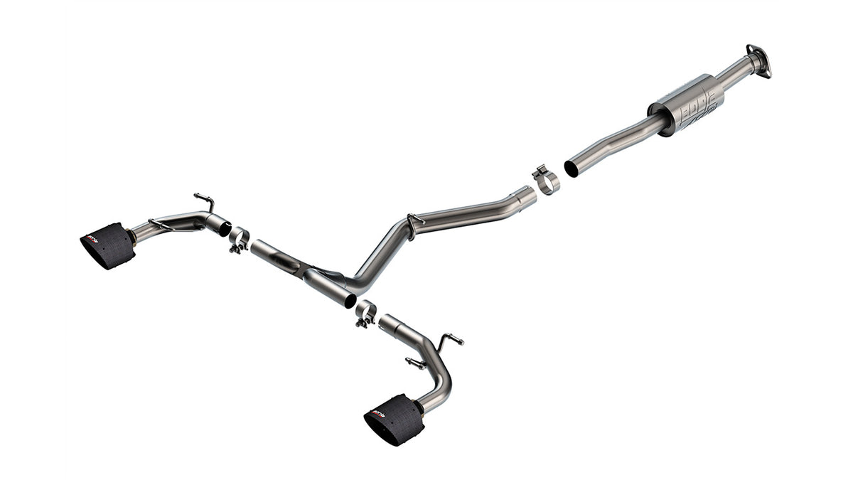 Borla 140910CFBA Cat-Back Exhaust System ATAK with Carbon Fiber Tips for 2022-2026 Subaru BRZ / Toyota GR86 (2.4L)