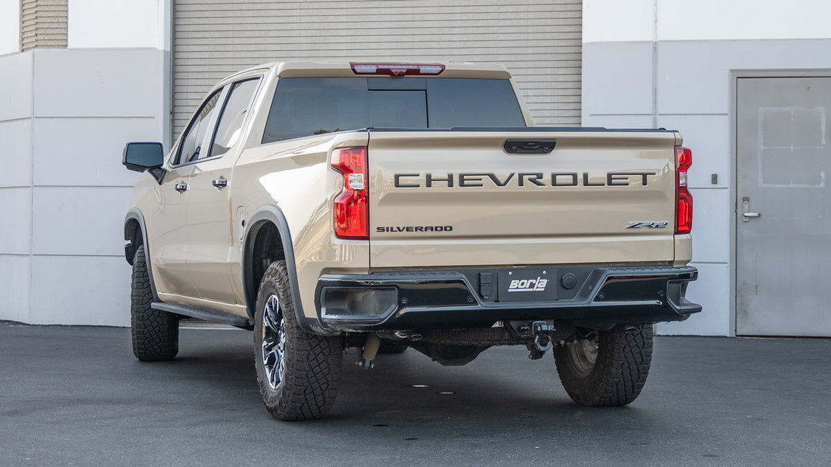 Borla 140913 Cat-Back Exhaust System Touring for 2022-2023 Chevrolet Silverado 1500 ZR2 / GMC Sierra 1500 AT4X (6.2L)
