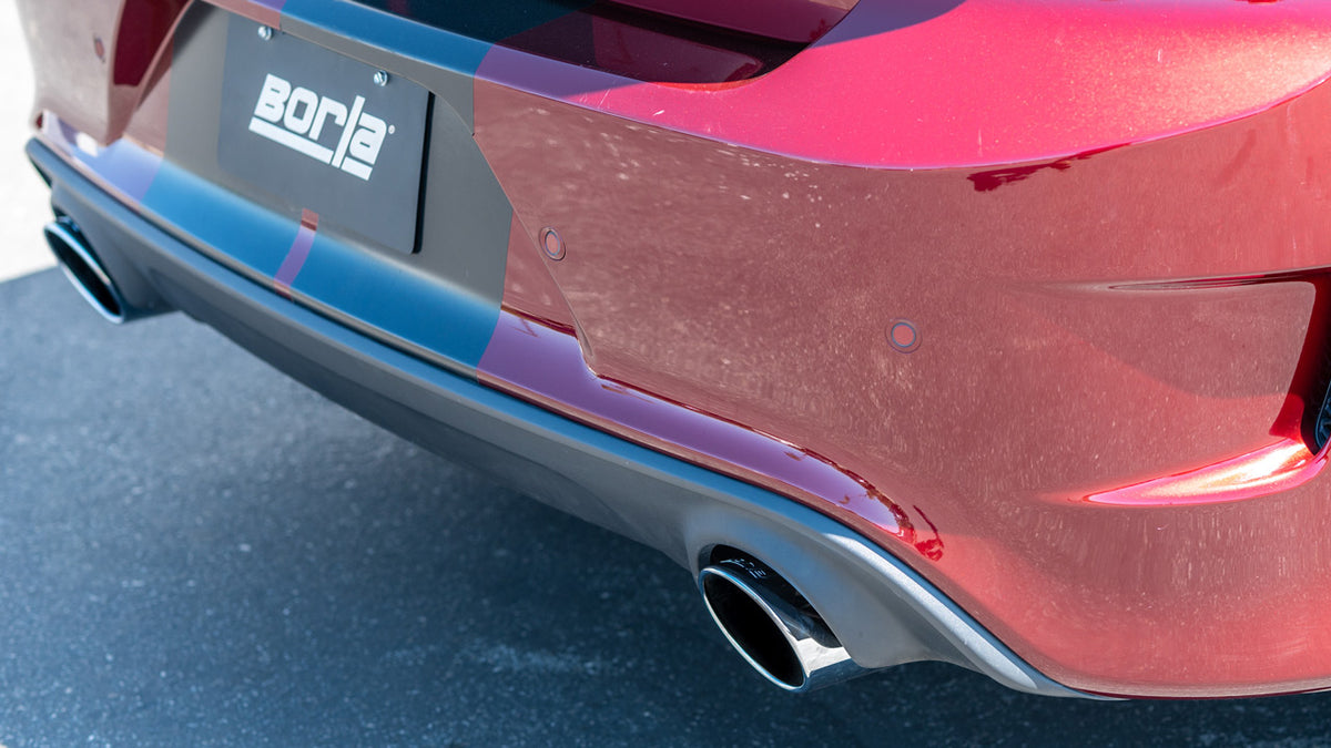 Borla 140917 Cat-Back Exhaust System S-Type for 2019-2023 Dodge Charger GT (3.6L V6)