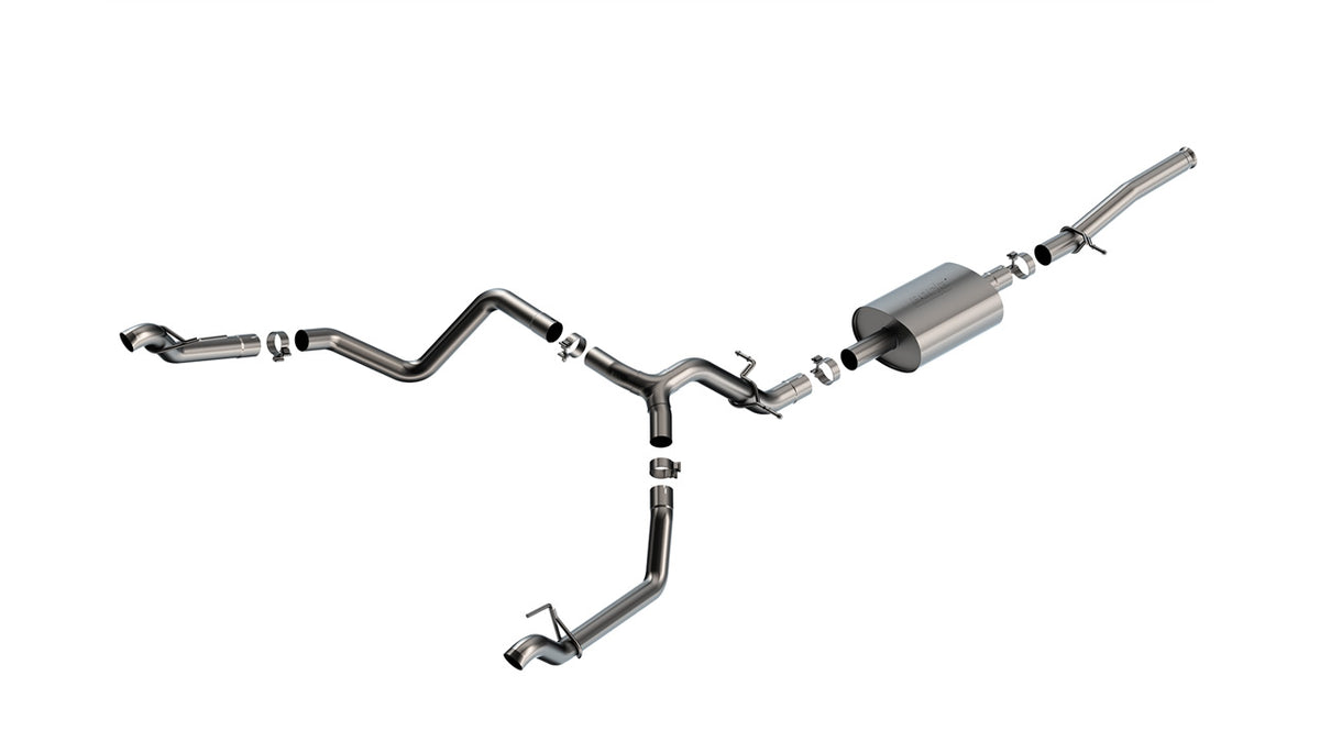 Borla 140932 Cat-Back Exhaust System S-Type for 2023-2026 Chevrolet Silverado 1500 / GMC Sierra 1500 (5.3L V8)