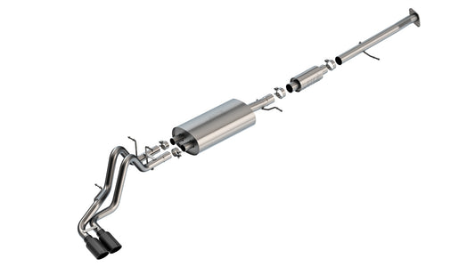 Borla 140943BC Cat-Back Exhaust System S-Type with Black Chrome Tips for 2023-2026 Chevrolet Colorado / GMC Canyon