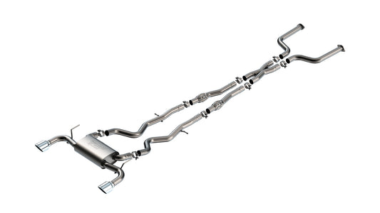 Borla 140977 Cat-Back Exhaust System S-Type for 2016-2024 Infiniti Q50 (3.0L V6 Twin Turbo)