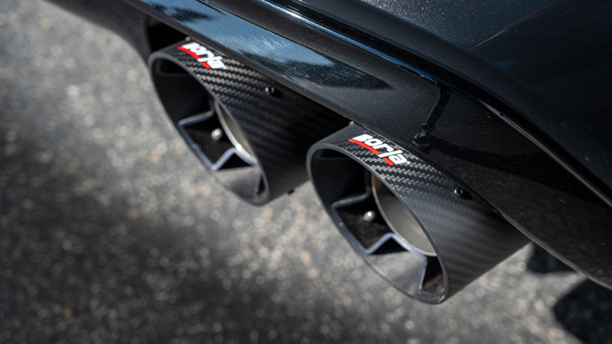 Borla 140988CFBA Cat-Back Exhaust System ATAK with Carbon Fiber Tips for 2020-2025 BMW M8 Gran Coupe