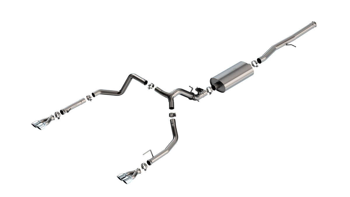 Borla 140992 Cat-Back Exhaust System Touring for 2024-2026 Chevrolet Silverado 1500 / GMC Sierra 1500 (6.2L V8)