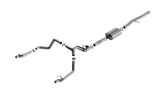 Borla 140996 Cat-Back Exhaust System ATAK for 2024-2026 Chevrolet Silverado 1500 / GMC Sierra 1500 (6.2L V8)