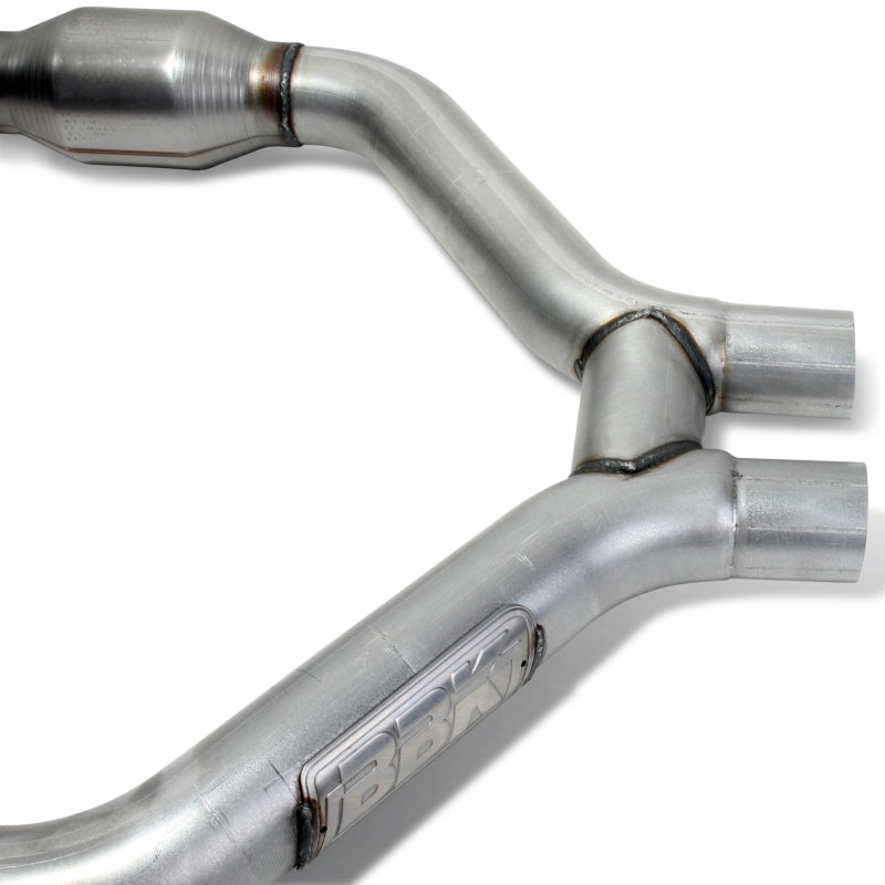 BBK Performance 1465 Short Mid H-Pipe with Catalytic Converters (2-1/2 in) for 2015-2017 Ford Mustang V6 3.7L