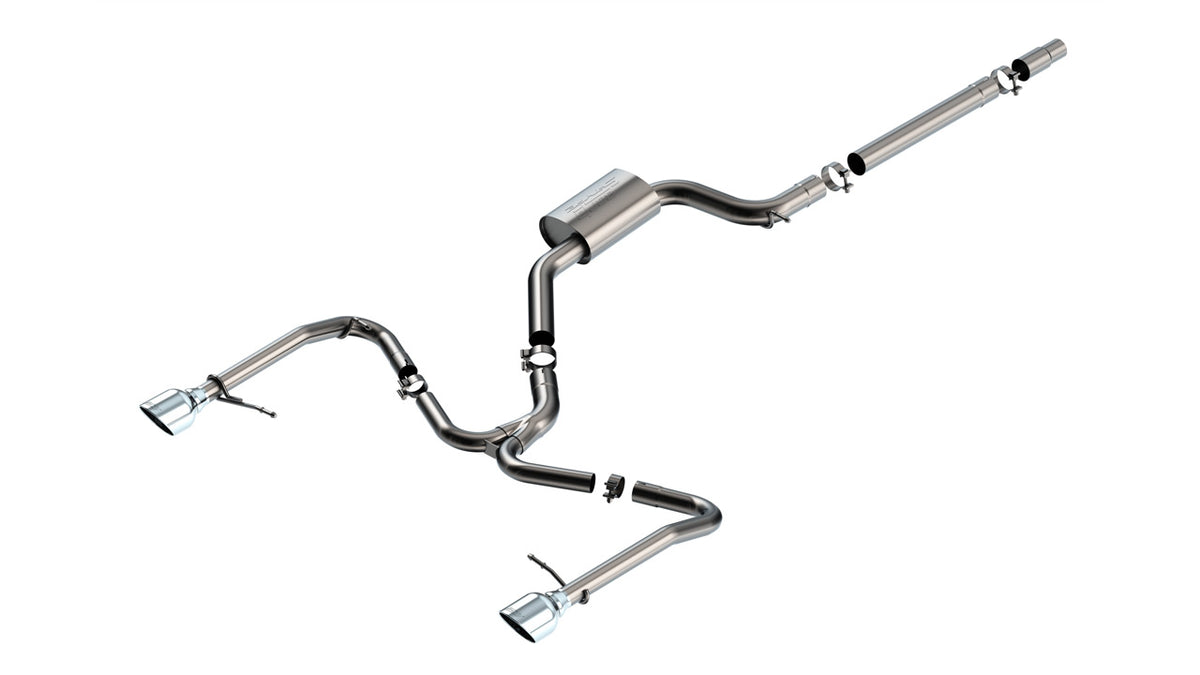 Borla 141033 Cat-Back Exhaust System S-Type for 2022-2026 Volkswagen Jetta GLI