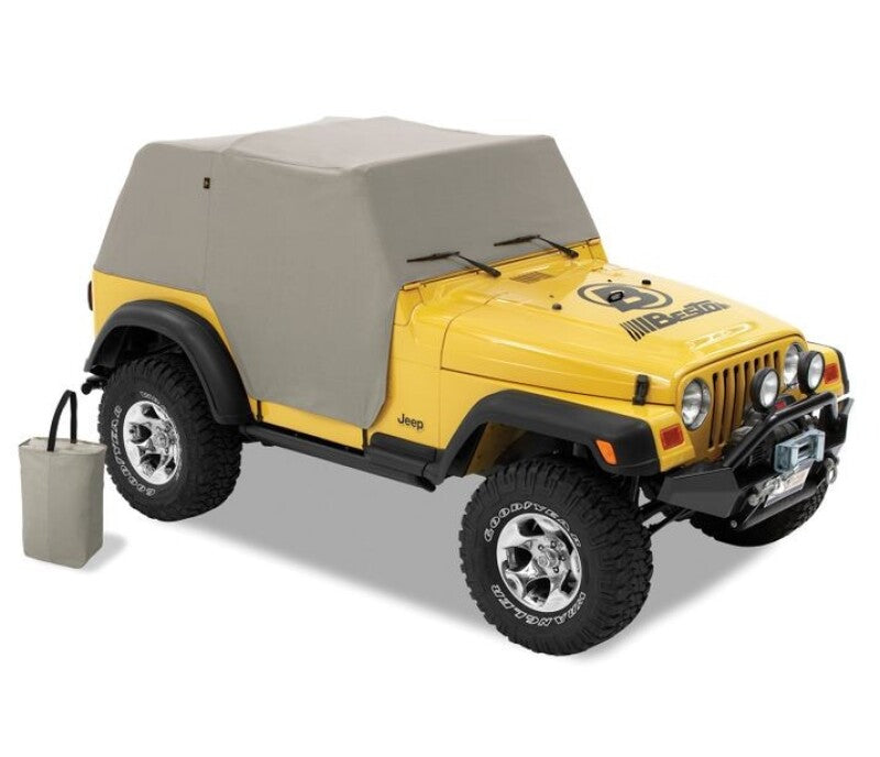 Bestop 97-06 Jeep Wrangler TJ Exc. Unlimited All Weather Trail Cover (Charcoal / Gray)