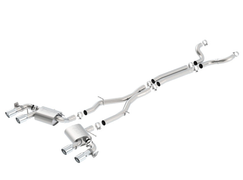 Borla 140726 2017+ Chevy Camaro ZL1 6.2L S-Type Catback Exhaust w/ Dual Split Rear Exit - #140726