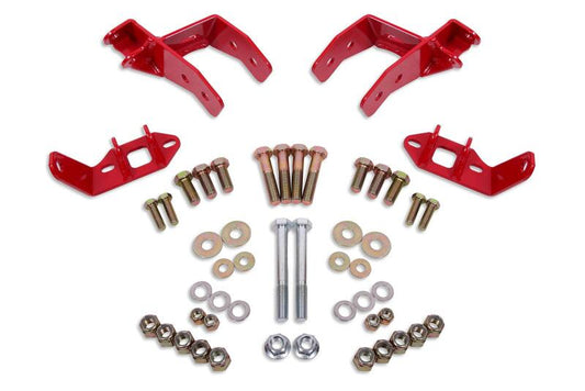 BMR 1978-1987 G-Body Coilover Conversion Kit Rear Non-adj Shock Mount without CAB - Red