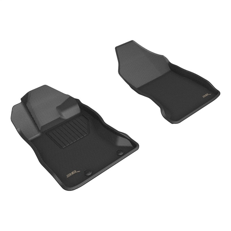 3D MAXpider Kagu Front Floor Mats for 2022-2023 Subaru WRX