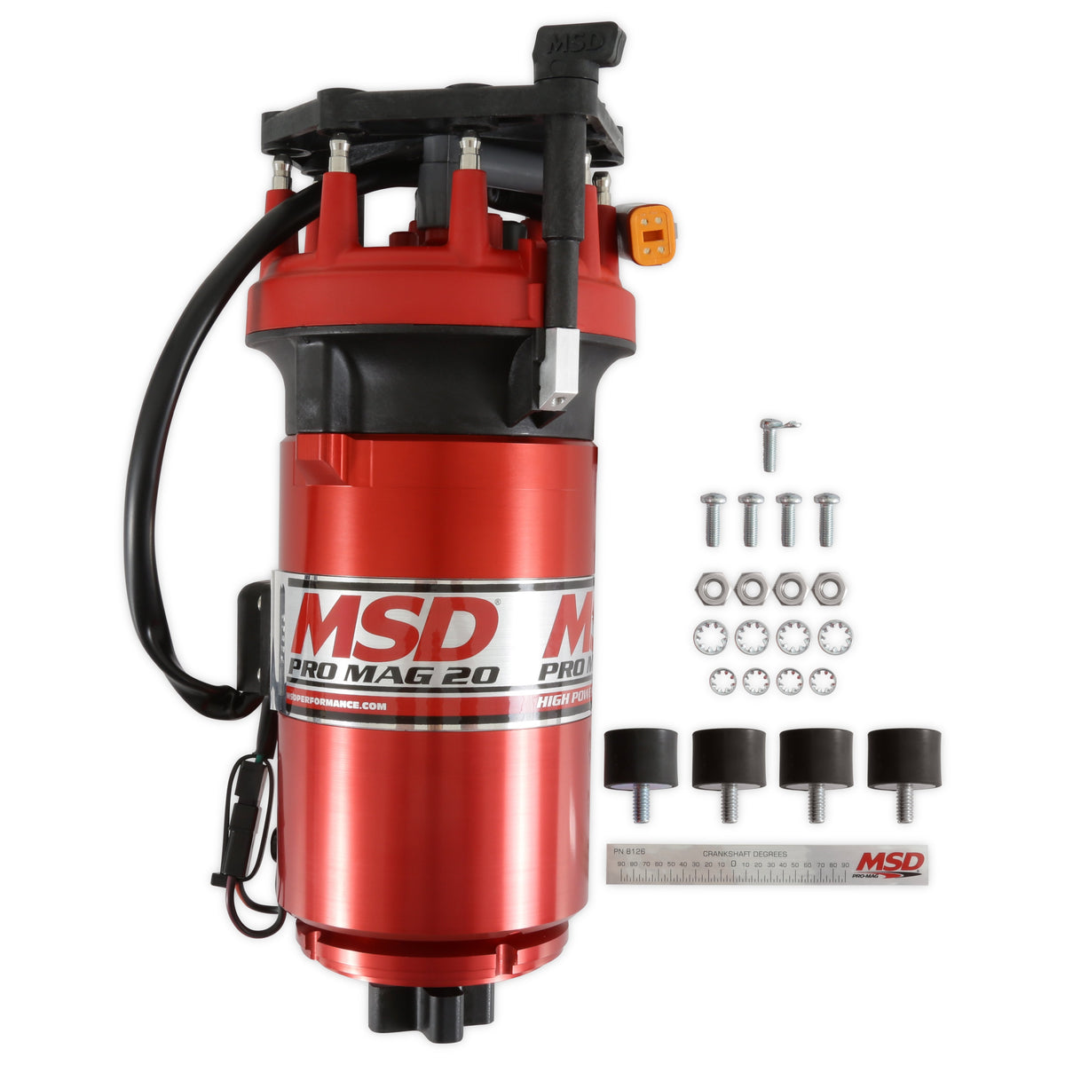 MSD 81502 Pro Mag 20 Amp Generator, CW Rotation, Band Clamp