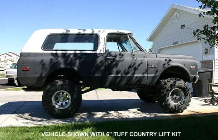 Tuff Country 14612K 4in Lift Kit (52in Rear Springs) No Shocks for 1969-1972 Chevrolet Blazer 4WD