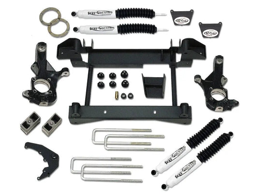 Tuff Country 14985KN 4in Lift Kit (1-Piece Sub Frame) SX8000 for 2001-2010 Silverado 2500HD 4WD