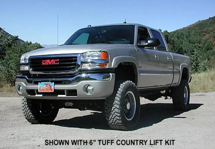 Tuff Country 14993 4in Lift Kit (3-Piece Sub Frame) No Shocks for 2001-2010 Silverado 2500HD 4WD