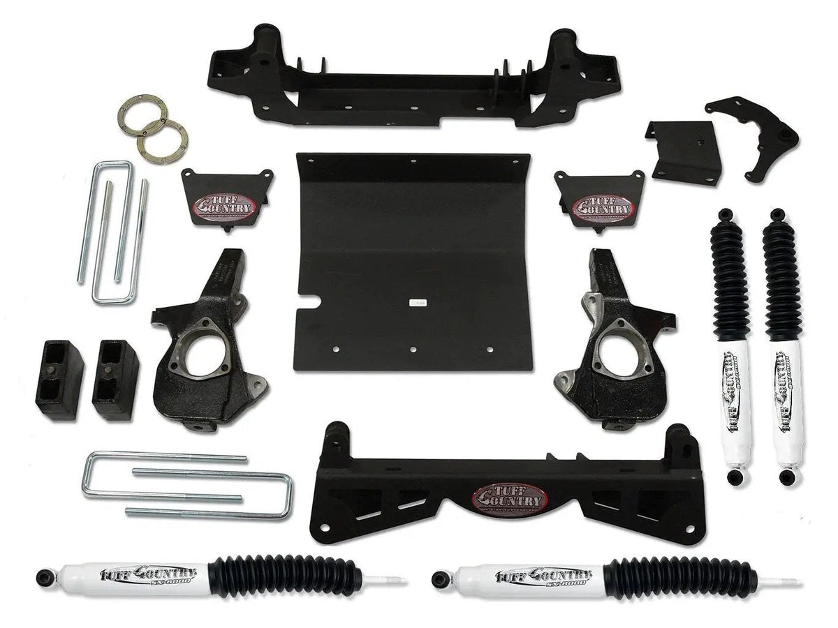 Tuff Country 14994KN 4in Lift Kit (3-Piece Sub Frame) SX8000 for 2001-2006 Silverado 3500 4WD