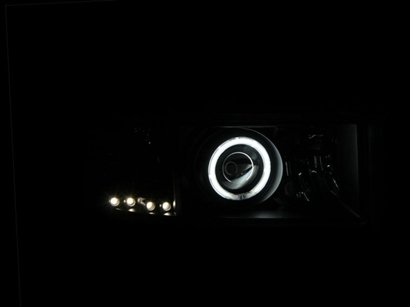 ANZO 1994-2002 Dodge Ram 2500 LED Projector Headlights