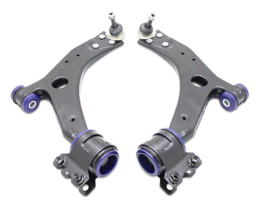 SuperPro Front Lower Control Arm Set w/Bushings (18mm Ball Joint)
