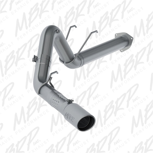 MBRP 17-19 Ford F250/350/450 6.7L 4in AL Filter Back Single Tip Exhaust