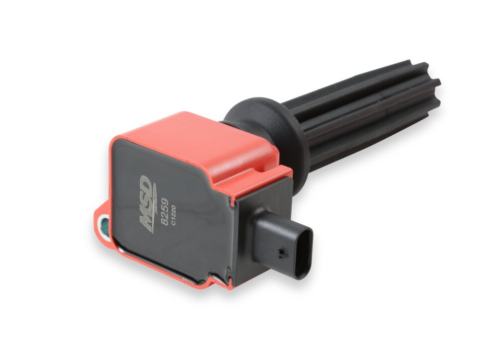 MSD 82594 Coil - for Ford EcoBoost - 2.0L/2.3L L4 - Red - 4-Pack