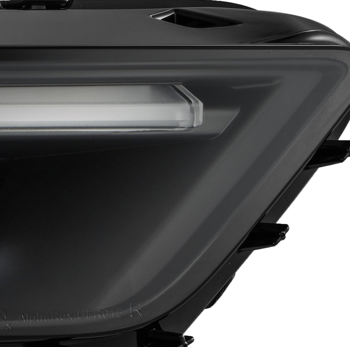 AlphaRex 880262 15-17 Ford Mustang NOVA LED Projector Headlights Black with Activation Light/Sequential Signal/Switch DRL