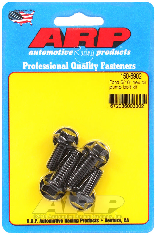 ARP 150-6902 for Ford 5/16in hex Oil Pump Bolt Kit