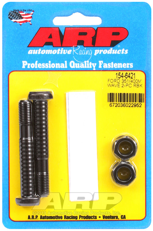 ARP 154-6421 for Ford 351/400M Wave Lock Rod Bolt Kit - 2pcs
