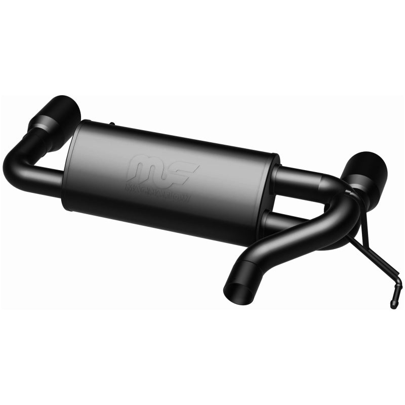 MagnaFlow 19555 2021 Ford Bronco 2.3L I-4 Axle-Back Exhaust w/ Dual Split Rear Style Exit- Black Tips - #19555