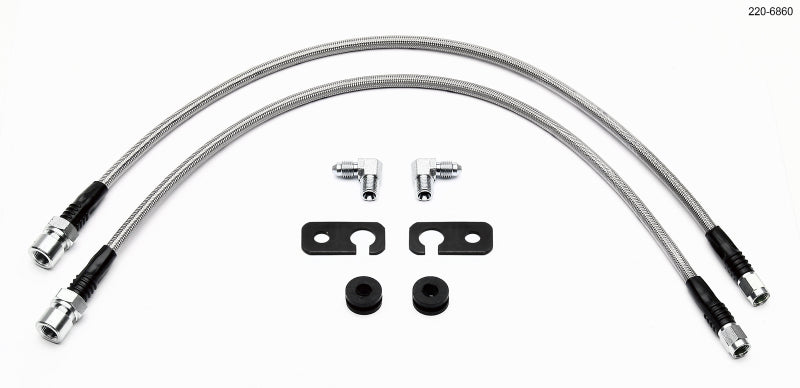 Wilwood Flexline Kit 2002 Acura RSX 5 Lug w/ Forged Dynalite Front Caliper - #220-6860