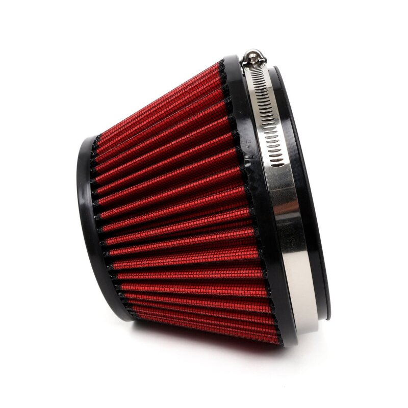 BLOX Racing Shorty Performance 5in Air Filter w/3.5in Velocity Stack and Coupler Kit - Black BXIM-00323-BK