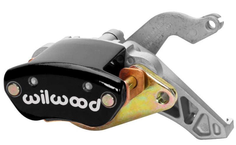 Wilwood Caliper-MC4 Mechanical-R/H - Black w/ Logo 1.19in Piston .81in Disc - #120-12069-BK
