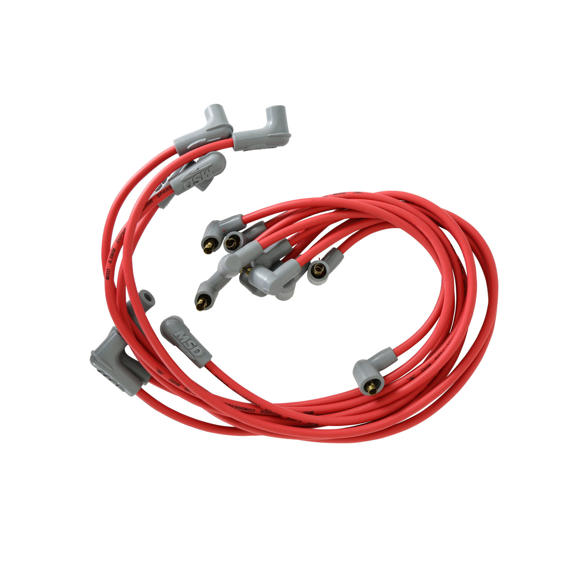 MSD 31659 Super Conductor Spark Plug Wire Set ,Small Block for Chevy, Socket Dist. Cap