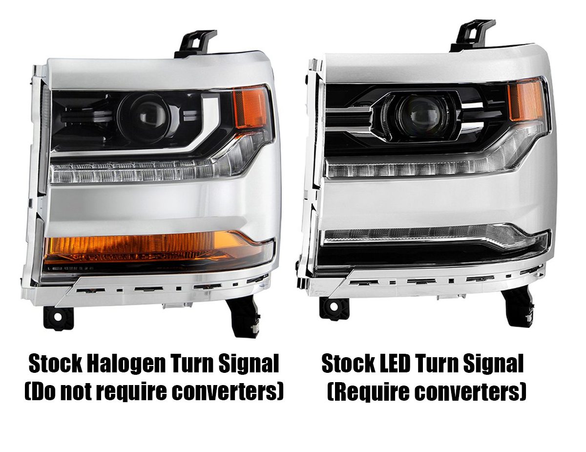 AlphaRex 880237 16-18 Chevrolet 1500 HD NOVA-Series LED Projector Headlights BK with Activation Light/Sequential Signal & DRL (Req 810023)