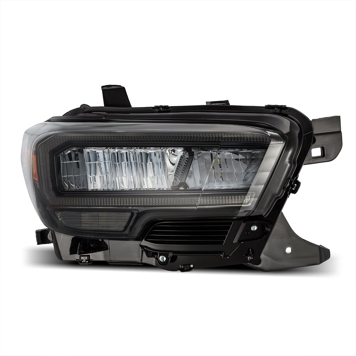 AlphaRex 880702 16-23 Toyota Tacoma LUXX-Series LED Crystal Headlights - Alpha-Black