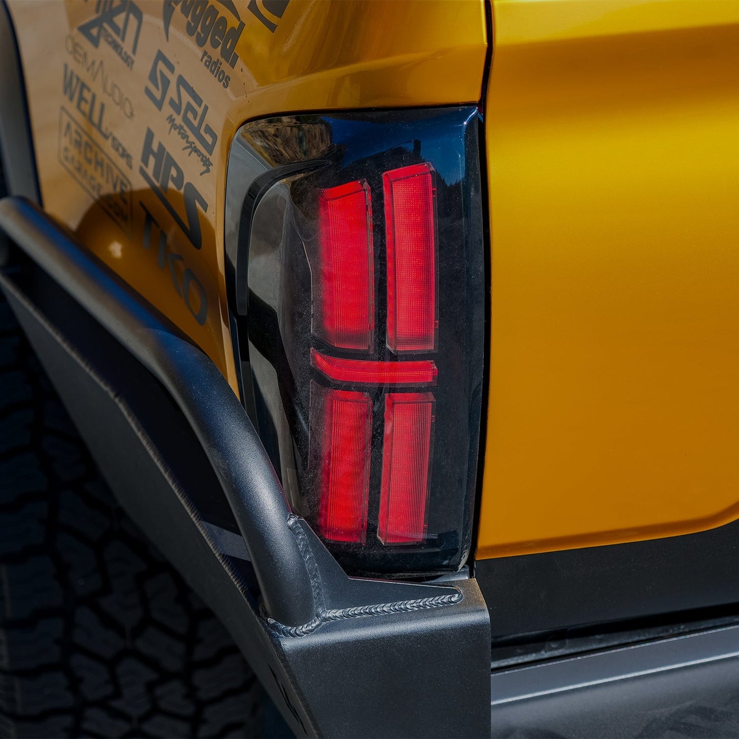 AlphaRex 680082 16-23 Toyota Tacoma/Tundra NOVA-Series Prismatic LED Tail Lights Black