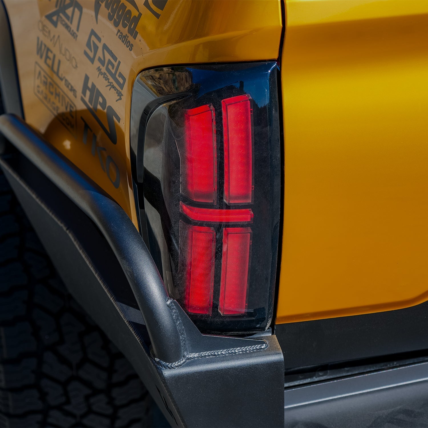 AlphaRex 680082 16-23 Toyota Tacoma/Tundra NOVA-Series Prismatic LED Tail Lights Black