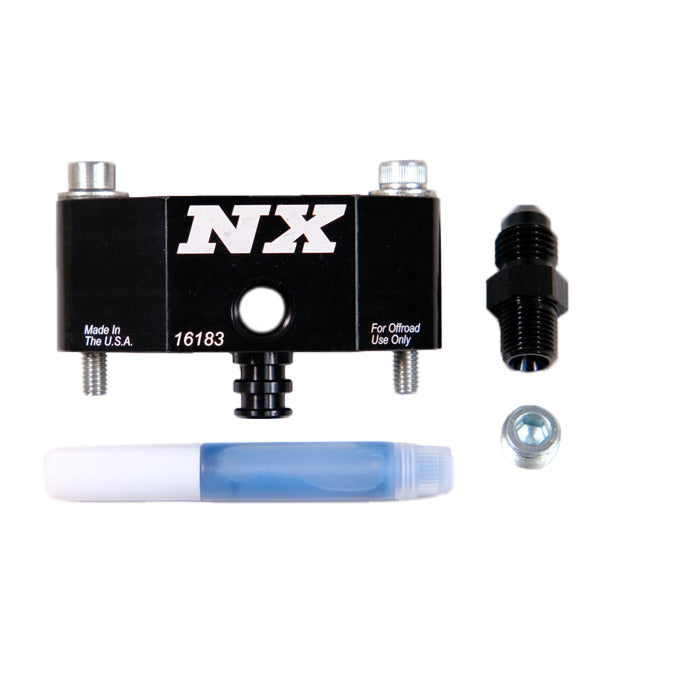 Nitrous Express Billet Fuel Rail Adapter for 1999-2004 Ford 4.6L/5.4L 2V 16183
