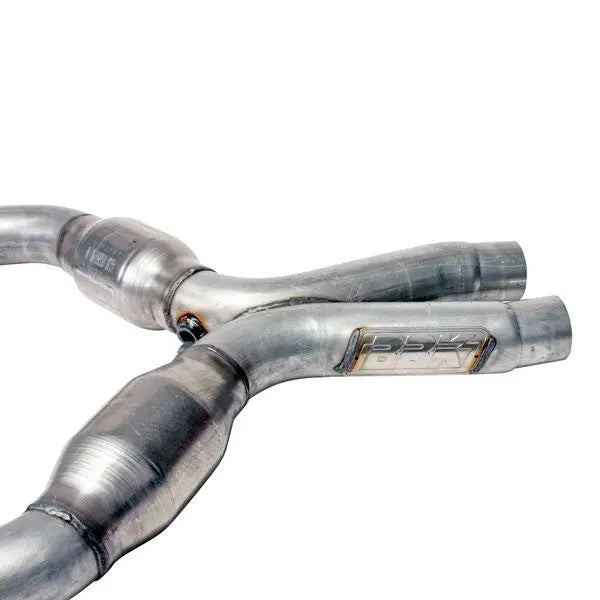 BBK Performance 16431 Short Mid X-Pipe with Catalytic Converters (2-3/4 in) for 2005-2010 Ford Mustang V6 (4.0L)