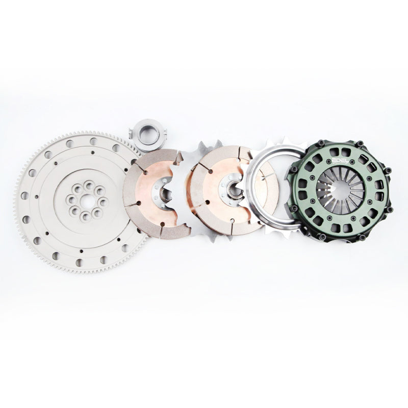 BLOX Racing Honda D-Series Twin Disc Clutch 7.25in Sprung by Edel for BLOX Racing BXFL-10225 (image shown: BXFL-10200)