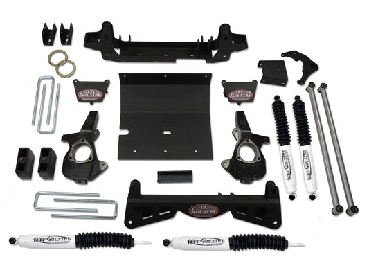 Tuff Country 16992KN 6in Lift Kit (3-Piece Sub Frame) SX8000 for 2001-2006 Silverado 1500HD 4WD