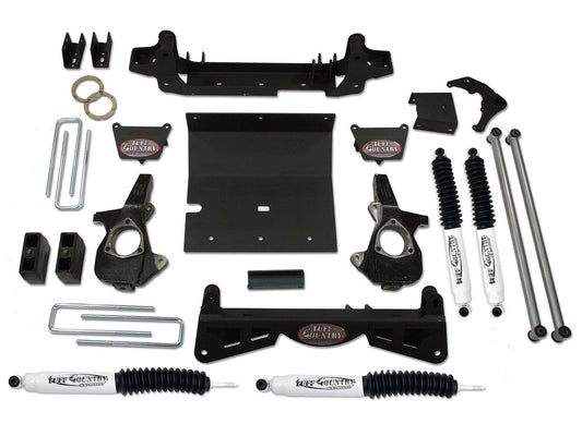 Tuff Country 16993KN 6in Lift Kit (3-Piece Sub Frame) SX8000 for 2001-2010 Silverado 2500HD 4WD