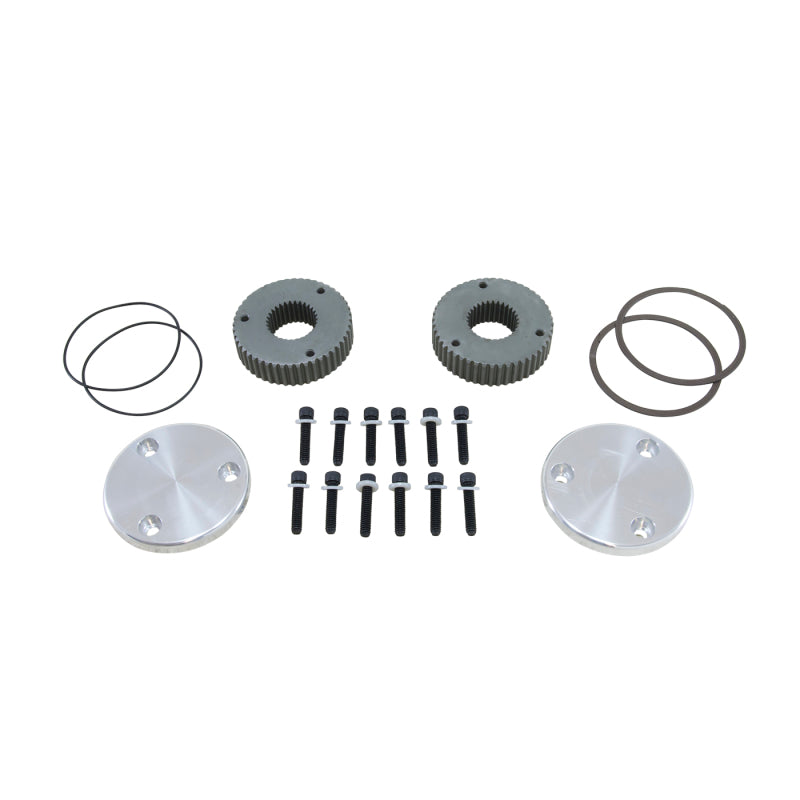 Yukon Gear & Axle YHC50003 Hardcore Drive Flange Kit For Dana 60 / 30 Spline Outer Stubs Yukon Engraved Caps