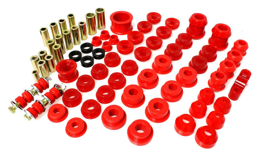 Energy Suspension for Civic Red Hyper-Flex Hyper-Flex Bushing Set 16.18103R