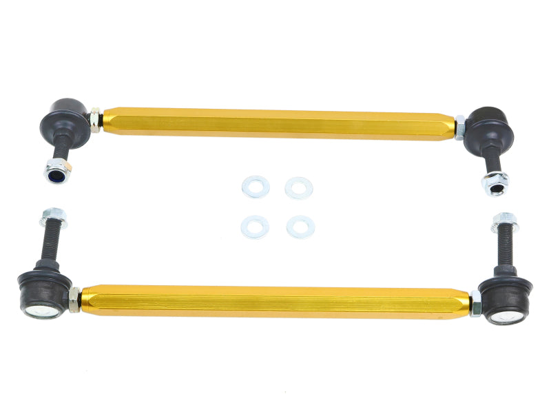 Whiteline KLC140-295 Universal Sway Bar Link Kit Heavy Duty Adjustable Steel Ball Joint