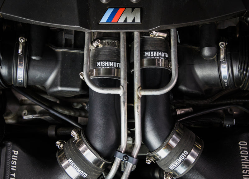 Mishimoto 12-16 BMW F10 M5 Intercooler Pipe Kit Micro Wrinkle Black - #MMICP-F10-12MWBK